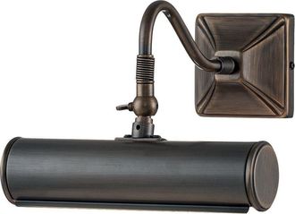 Netlighting Picture Light 1 Light Small Picture Wall Light Dark Bronze E14