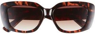 Kurt Geiger Square Sunglasses in Glitter Havana at Nordstrom Rack