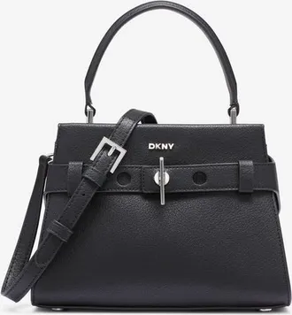 DKNY Bleeker Small Satchel in Black/silver at Nordstrom