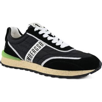 Dirk Bikkembergs Fabric Running Shoe in Black at Nordstrom, Size 11