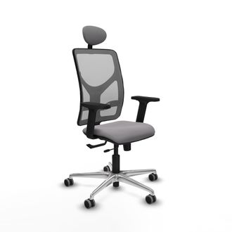 Piqueras y Crespo Silla De Oficina Piqueras Y Crespo Motilla Gris Ergon&oacute;mica