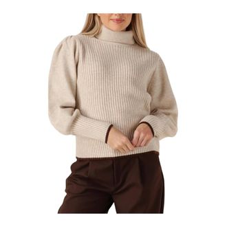 Co'Couture Dames, Truien, Beige, Maat: XS Acryl