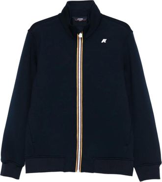 K-Way Maglione con zip - Blu