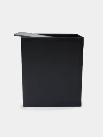 Rabitti 1969 Fold Leather Wastepaper Bin