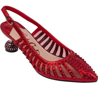 Lady Couture Rosita Slingback Pump in Red at Nordstrom Rack, Size 11