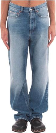 Magliano Flattone Signature Loose Jeans - Heren - Loose Fit Jeans - Blauw - L - Denim - Jeans