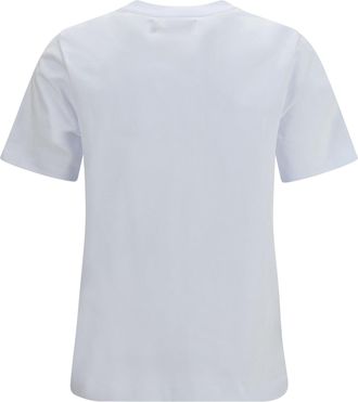 Fiorucci Womens Regular Patch Angeli T-Shirt White Cotton T-Shirts And Polos
