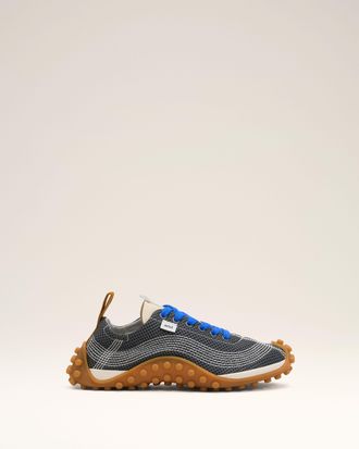 Ami Grey mesh Mirage sneakers Grey - 36 - Unisex