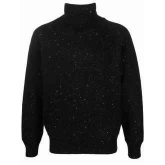 Ferragamo Speckle-Knit Roll Neck Jumper