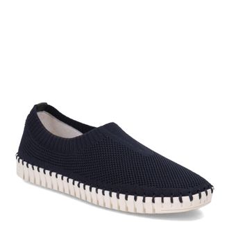 Eric Michael Womens, Lucy Slip-On, Navy, 8.5-9