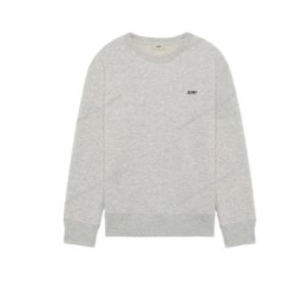 Autry Embroidered Logo Crewneck Sweatshirt - female - Autry - Sweatshirts - Gray - XL - Sweatshirts & Hoodies