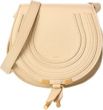 Chloé Chloe Marcie Small Leather Saddle Bag