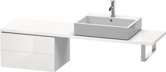 Duravit Armario Consola Bajo L-cube 620x477x400mm Blanco Brillante