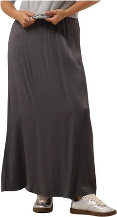 Circle Of Trust Zilveren Monroe Rok Elegante Maxi Stijl - Dames - Maxi Rokken - Grijs - XS - Rokken