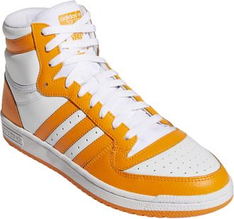 adidas Originals Mens Top Ten Rb Sneaker, White/Orange Rush, 10 UK