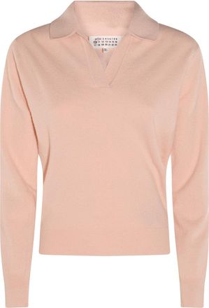 Maison Margiela Sweaters Pale Pink-Donna