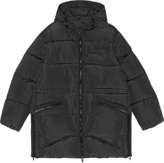 Ganni Dames, Jassen, Zwart, Maat: 2XS