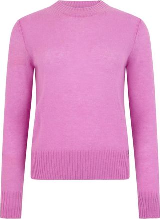 Herno Trui met ronde hals - Dames - Ronde hals truien - Roze - XL - Kasjmier - Truien & Vesten