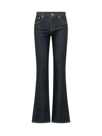 Haikure Dark Blue Flared High Rise Jeans