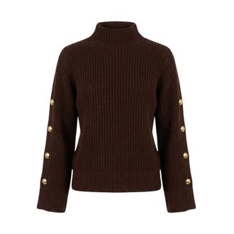 Twinset Coltruien - Dames - Truien - Bruin - Maat: XS Viscose