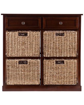 SEI Furniture Sei Furniture Kenton 4 Basket Storage Chest