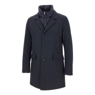 Duno Single-Breasted Coats, male, Blue, 2XL, Spencer Coat