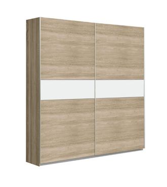 Home Heavenly Armario 2 puertas correderas de 170 cm color roble