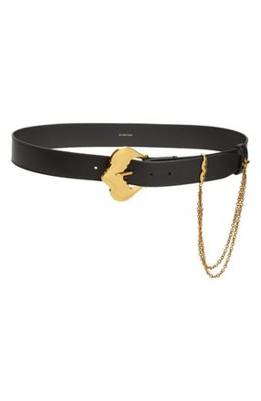 Zimmermann Western Leather Belt in Black at Nordstrom, Size Small
