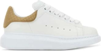 Alexander McQueen Oversized Sneaker - Dames - Schoenen - Beige - Maat: 35 EU Leer