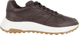 Hogan Sneakers, male, Brown, 9 1/2 UK, Brown Hyperlight Trainers with Memory Foam