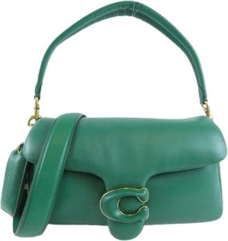 Coach Pre-owned Leren Schoudertas C0772 - Dames - Vintage Schoudertas - Groen - ONE Size - Leer - Vintage
