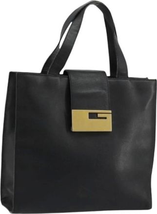 Gucci Pre-owned Handbags, female, Black, Size: ONE SIZE Pre-owned Vintage Hand Bag