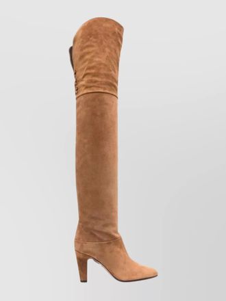 Chlo&eacute; suede leather boots