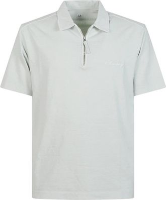 C.P. Company Katoenen Poloshirt - Heren - Polos - Groen - S - Katoen - Tops