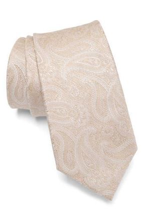 Original Penguin Hake Paisley Tie in Taupe at Nordstrom Rack