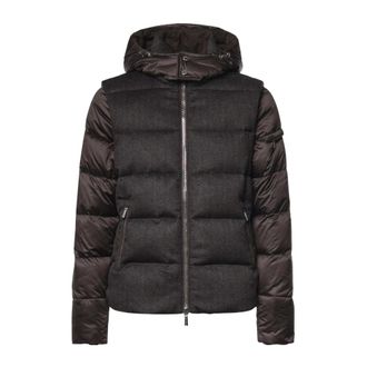 Moorer Chaqueta de Lana y Cachemira - Jackets - Hombre - Marr&oacute;n - 2XL