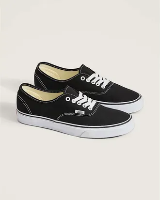Vans Authentic VN000EE3-BLK Sneaker Mens Black Canvas Lifestyle Shoes Hawk3360