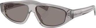 Prada Sunglasses, male, Gray, Size: 57 MM C02S Sunglasses
