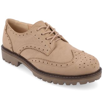 Journee Collection Women & apos;s Claudiya Medium and Wide Width Oxford