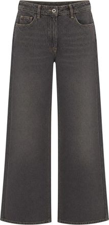 Patrizia Pepe Wide Jeans - Dames - Loose Fit Jeans - Bruin - W27 - Katoen - Jeans