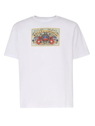 【関税&送料込】Bally T-Shirt With Logo BALLY LOGO T-SHIRT - WHITE | Platinum