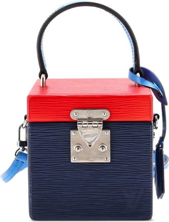 Louis Vuitton Bleecker Box NM Bag Epi Leather satchel - Blu