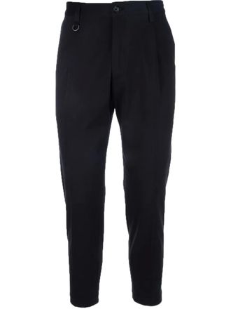 Paolo Pecora tapered chinos - Black