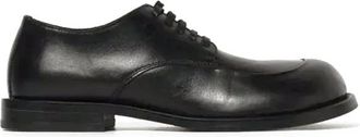 Moschino Oxford - Heren - Nette schoenen - Zwart - 42 EU - Leer - Schoenen