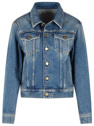 Golden Goose Gouden gans blauwe katoenen jas