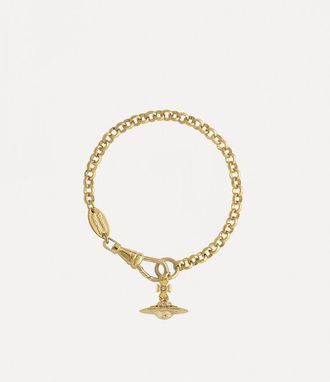 Vivienne Westwood New Petite Orb Bracelet Gold Swarovski Crystals Women