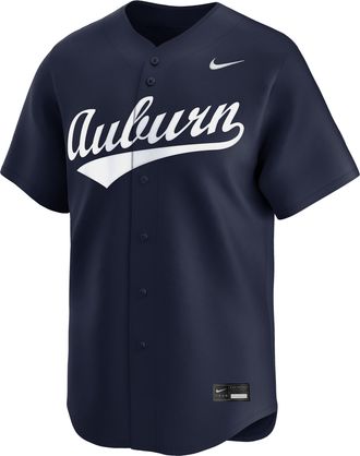 Nike Auburn Wordmark Nike Mens College Limited Baseball Jersey in Blue | UNBB0ICIAUN-0YS