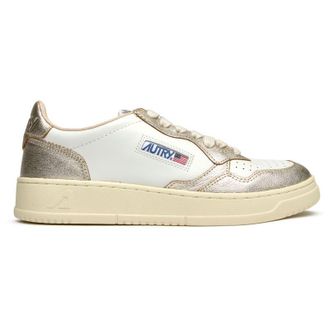 Autry Womens Medalist Low Trainers - White Leather - Size UK 7
