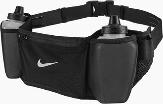 Nike Unisex Adult Stride Double Hydration Belt - Black - Size: ONE size