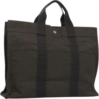 Herm&egrave;s Pre-owned Tote Bags, female, Gray, Size: ONE SIZE Pre-owned Tote Bag